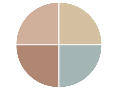 上品で落ち着いた色合いのトレンドカラー