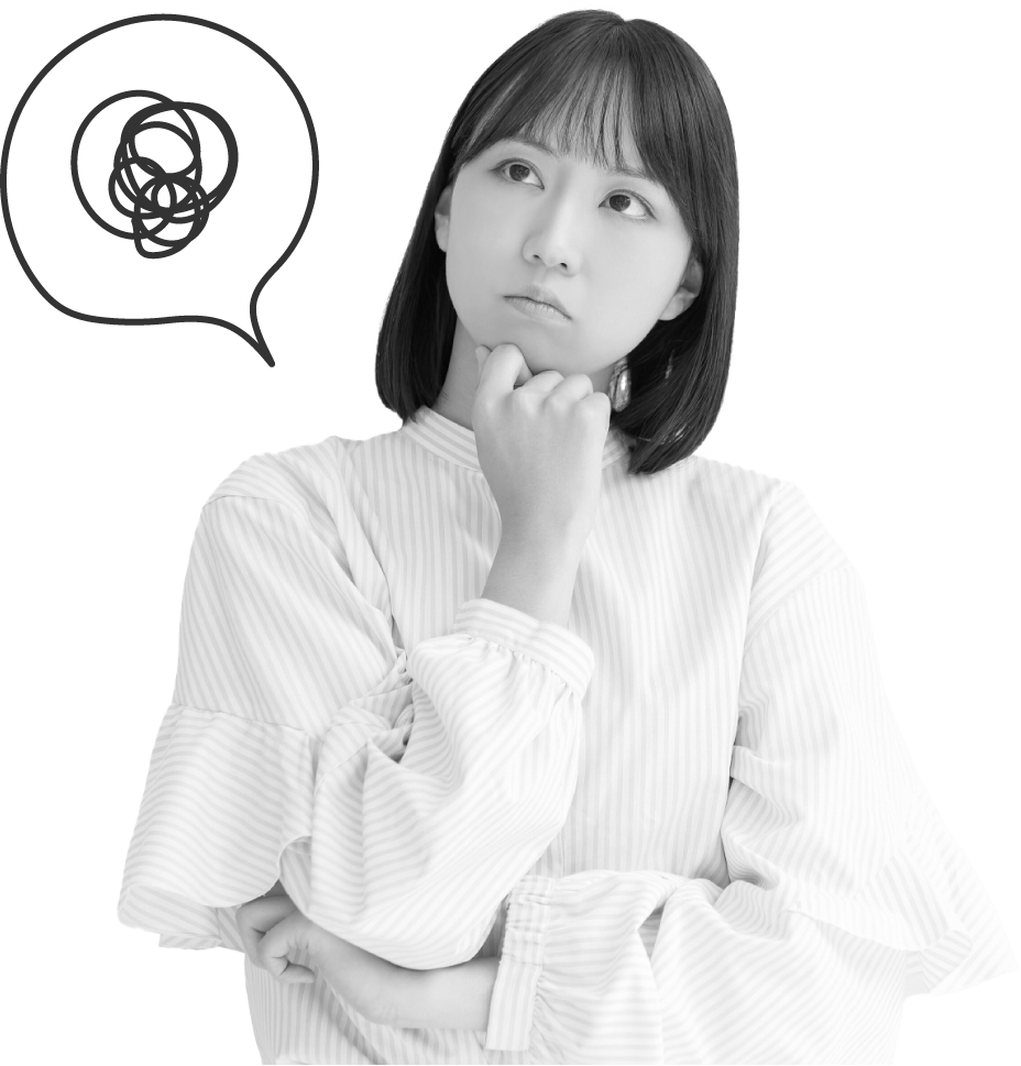 悩んでいる女性