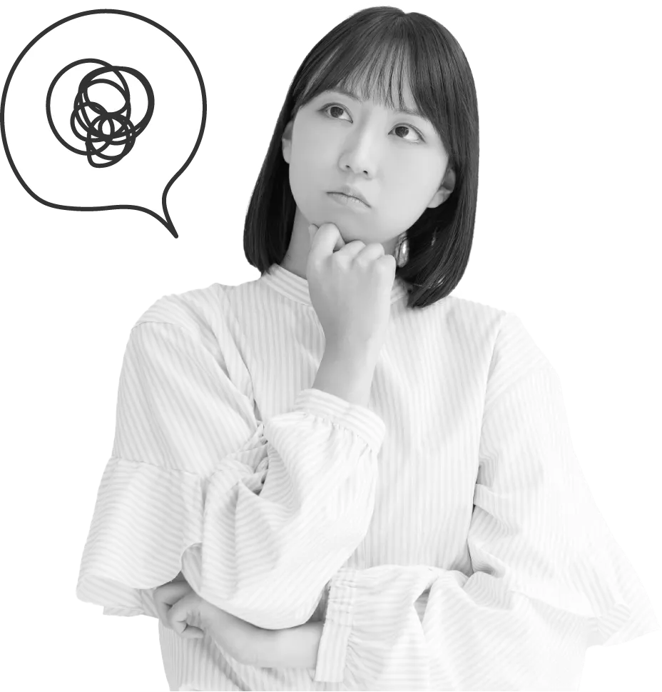 悩んでいる女性