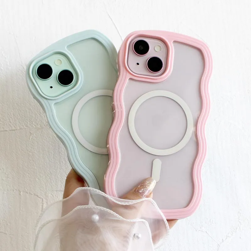 スマホケース iPhoneケース【ウェーブフレームケース】