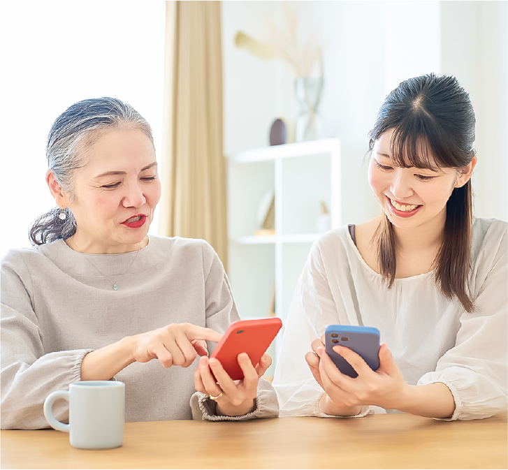 親子コーデスマホケースのイメージ