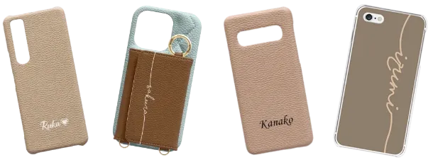 親子コーデにおすすめのスマホケースの切り抜き画像