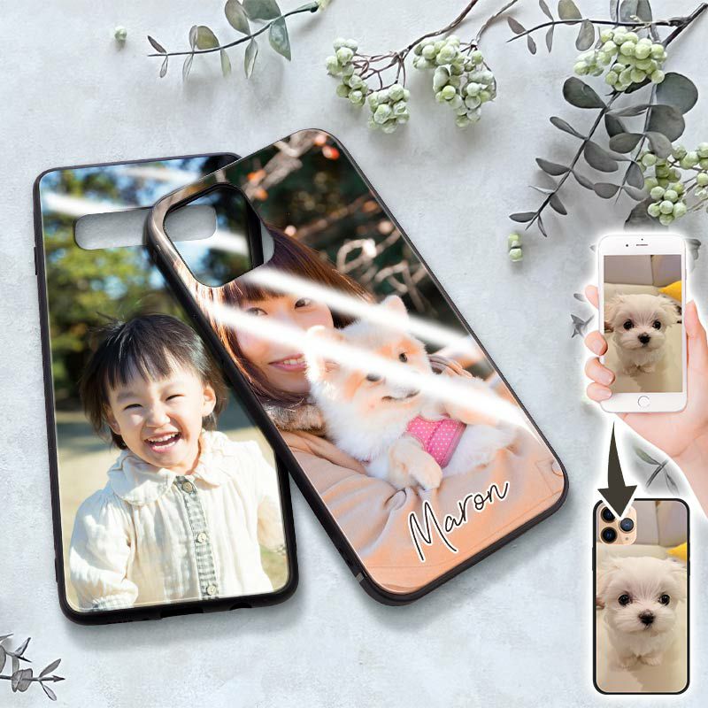 スマホケース ガラス 多機種対応【オーダーメイド・自分でデザイン