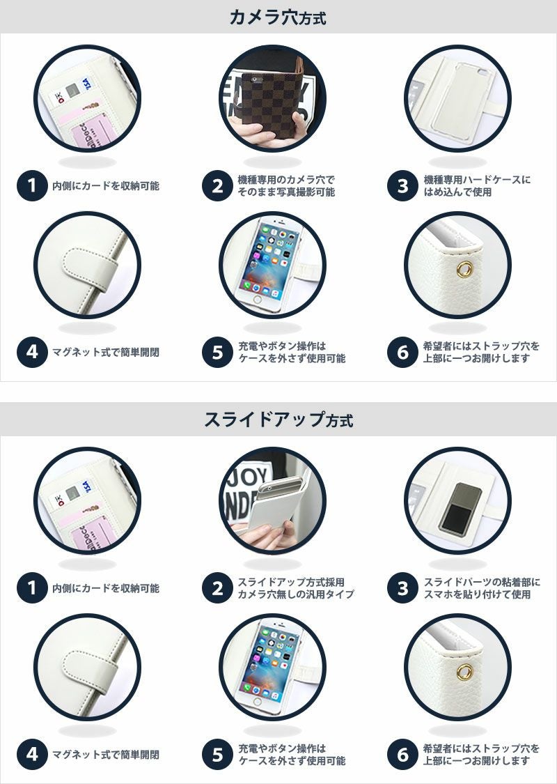 スマホケース 手帳型 全機種対応【オーダーメイド・自分でデザイン