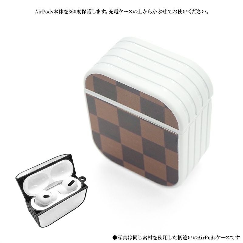 AirPods ケース 1 2 3 4 Pro【大理石柄×名入れ印刷】airpods Air Pods